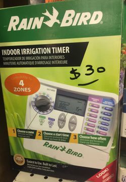 Indoor irrigation timer