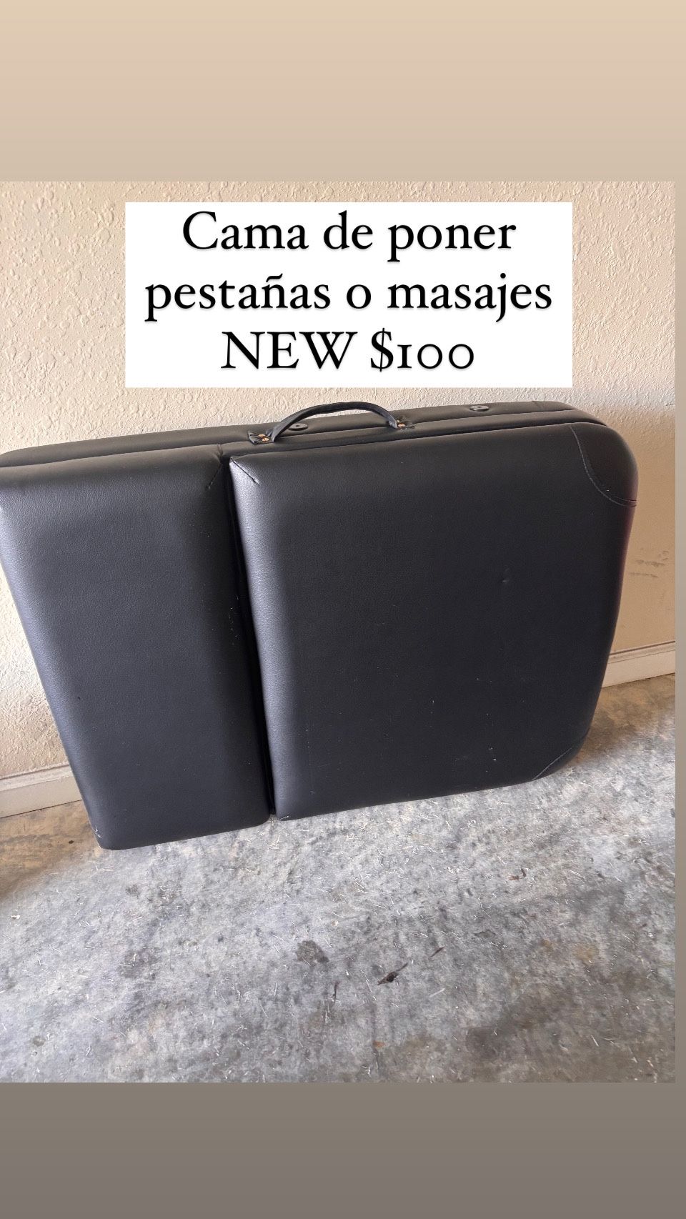 New eyelash or massage bed