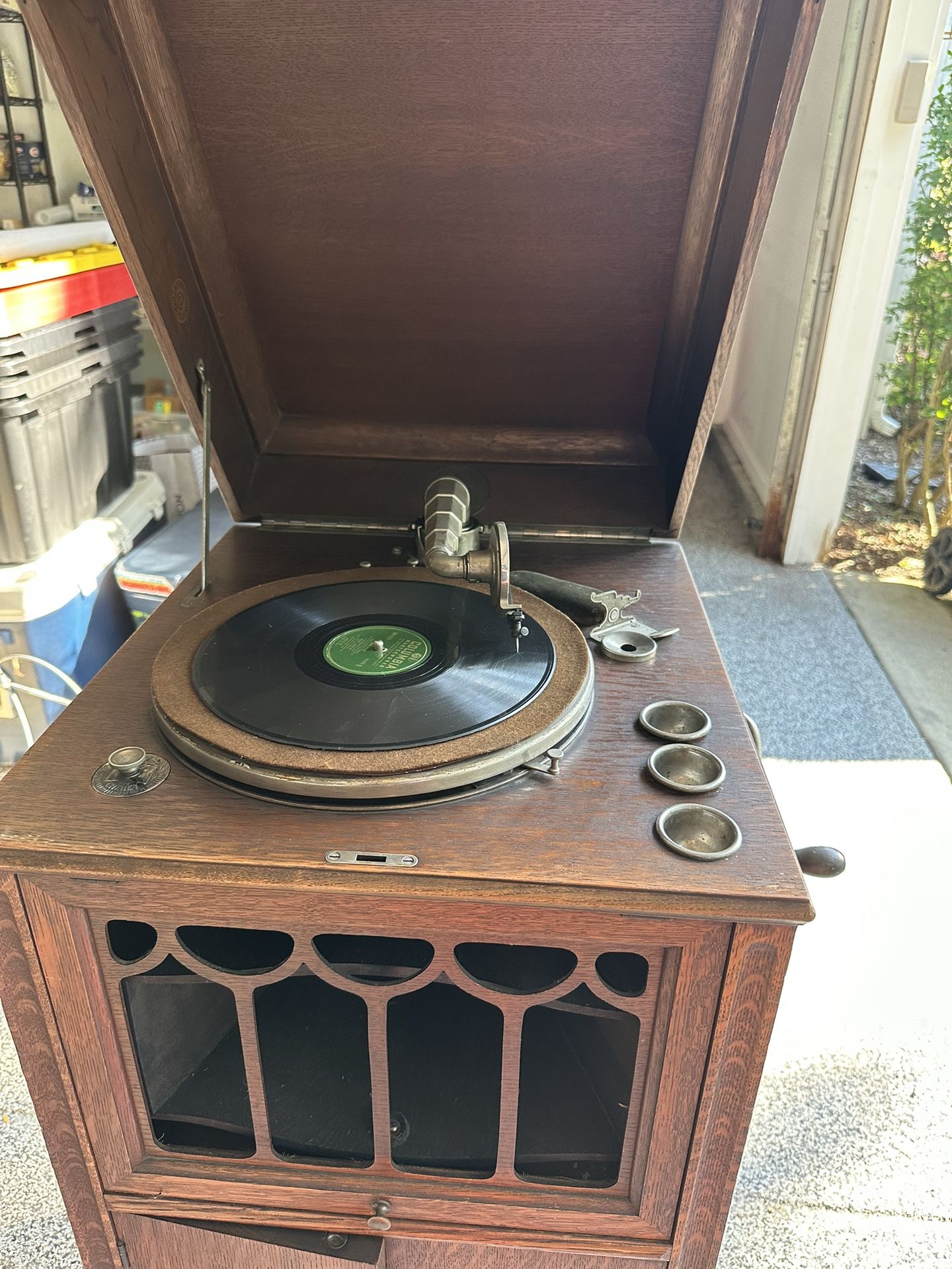 Cheney Vintage Record Player
