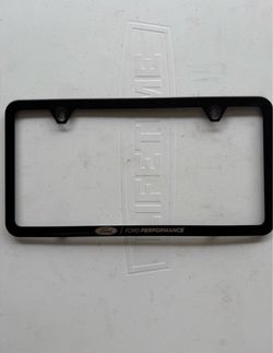 Ford Performance plate frame