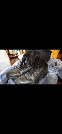 NEW Garmont Men's Black Combat Boots Lace Up & Zip up Size 11, firm.