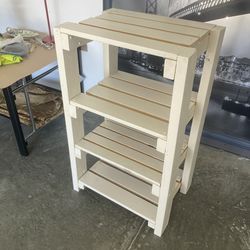 Solid wood heavy duty new rack 4 shelf