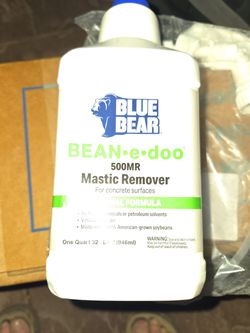 Blue Bear mastic removal