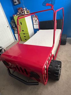 Jeep Metal Twin Bed