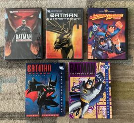 COLLECTOR DVDs — ANIMATED ACTION CARTOON TREASURES — Range $5 to $20 (Batman / Superman)