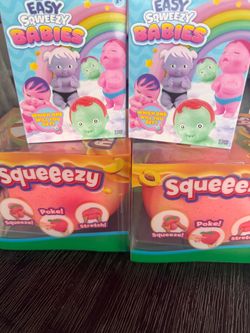 Easy Sqweezy Babies & Squeeezy Toy Bundle