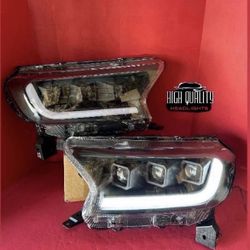 Ford Ranger 2019. 2023 Headlights.