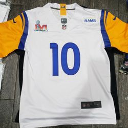 Los Angeles Rams White SuperBowl Mens KUPP Jersey