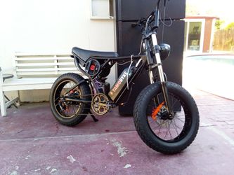 Tamo byke e bike full suspension dual disc brakes 280 miles on it does 30 mph complete with a new  charger