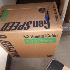 Genesis 24/4pr Cat 5e Cable Blue..1000 Ft New