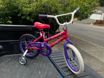 Child Kid Children Bike 16” Wheels With Training Wheels Bicycle Tricycle Trike in Good Condition