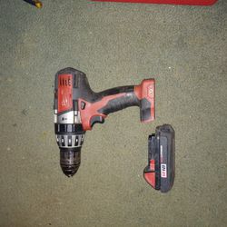Milwaukee 18 V hammer drill.Was battery batteries damaged still works?No charger