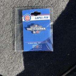 Japan Series Pin Dodgers Vs Cubs Rare