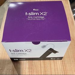 Tandem T Slim X2 Cartridges 10ct Box New sealed