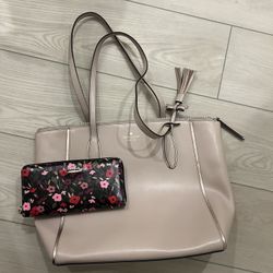 Kate Spade Tote With Matching Wallet