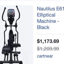 Elliptical 400 Firm Near AV College Nautilus E616 Elliptical very nice machine