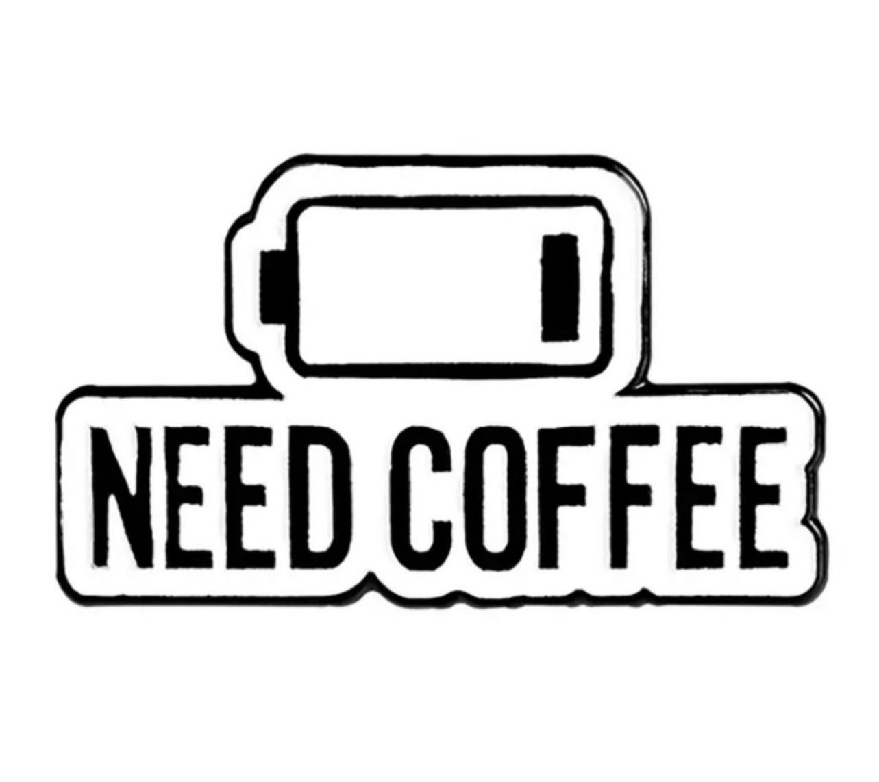 New Coffee Lover Brooch Pin Jewelry Gift