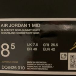 Mens Shoes Jordan 1 Mid