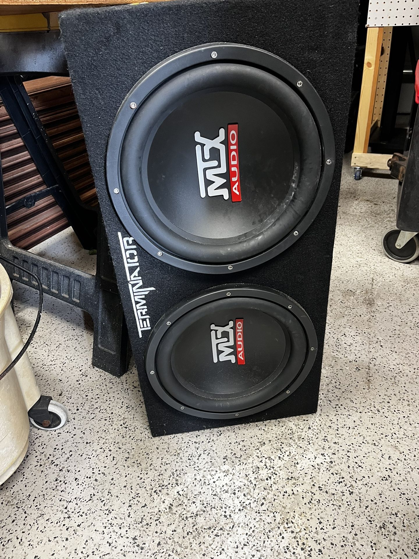 MTX Dual 12” Subs And Amp