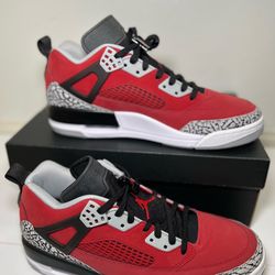 New Jordan Spizike Low Men's Toro Gym Red