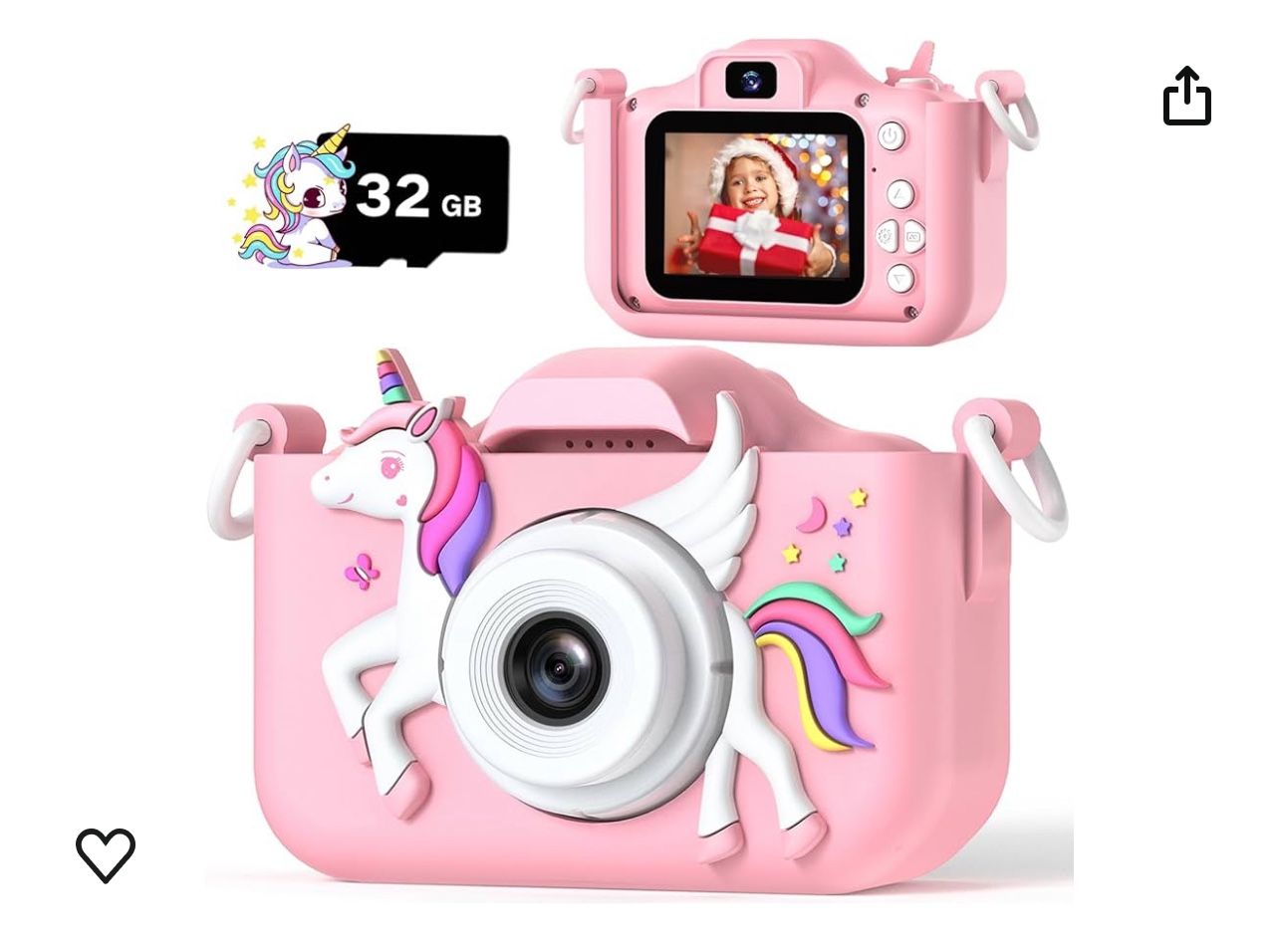 Unopened 2024 Upgrade Kids Camera for Girls,