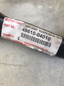 Toyota Tacoma 2005-2015 Brand New Left & Right Arm Assy Suspension Upper