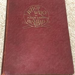 Who’s Who in Major League Baseball By Harold Johnson