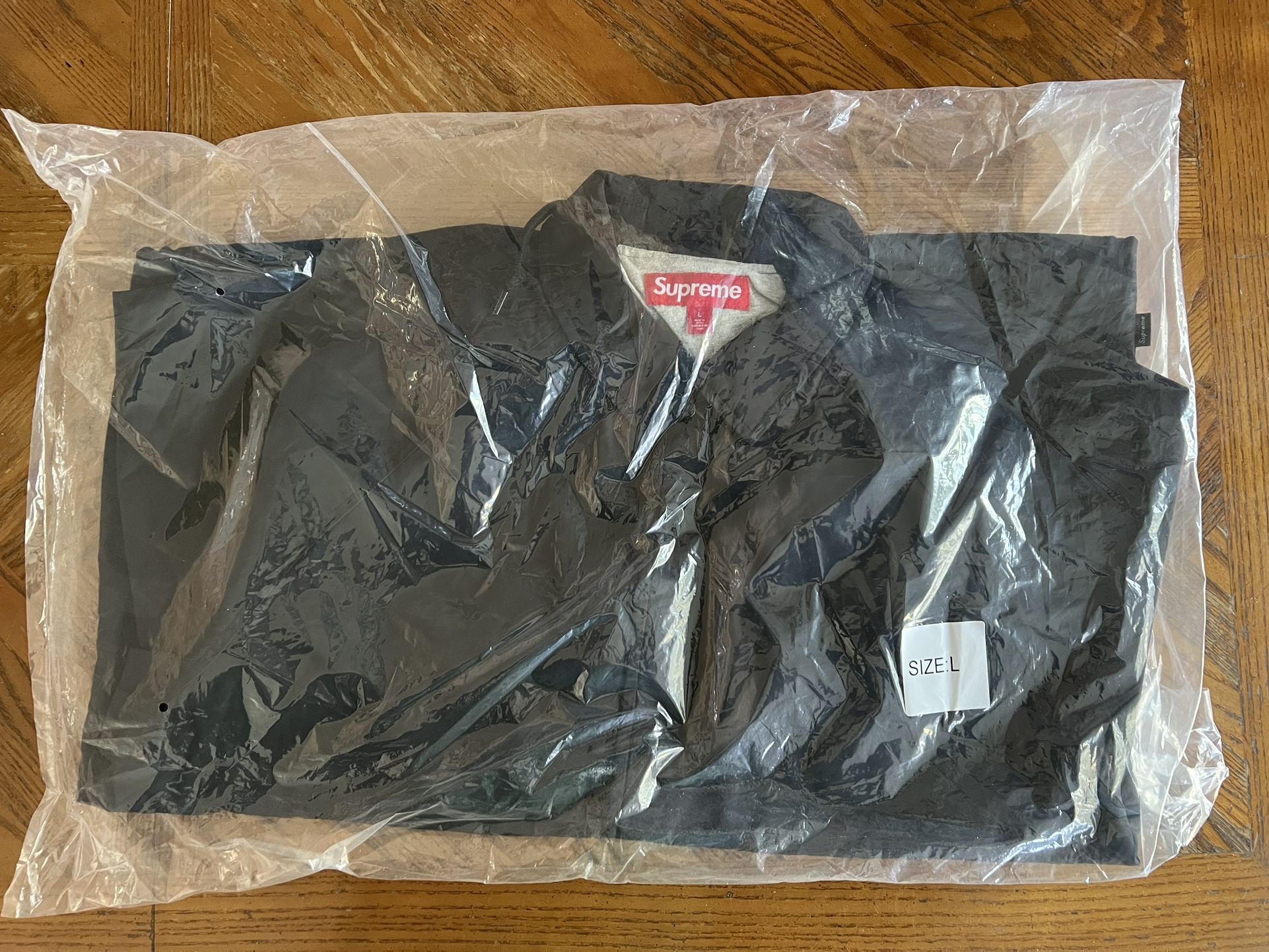 Supreme Old English Arc Coaches Jacket Black Size L