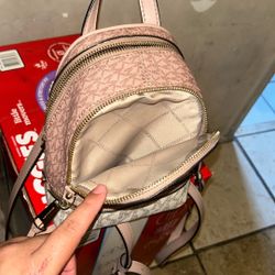 Michael Kors, Pink And White Bag