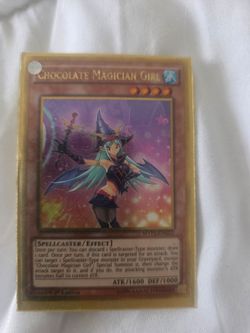 Yugioh Chocolate Magician Girl MVP1-ENG52 Gold Rare 1st Edition Near Mint