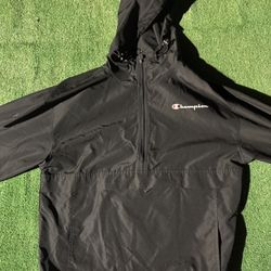 Black Champion windbreaker