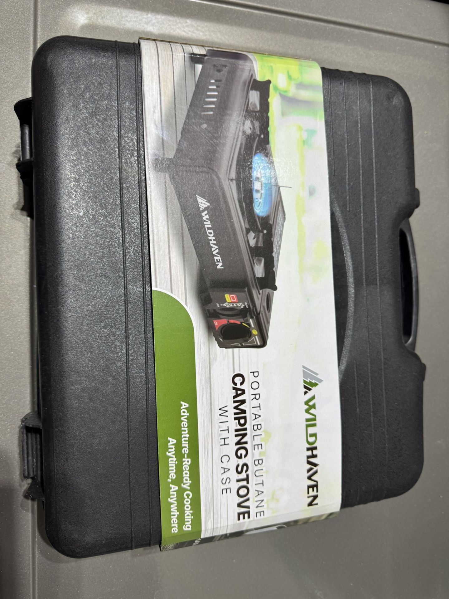 WILDHAVEN PORTABLE BUTANE CAMPING STOVE WITH CASE