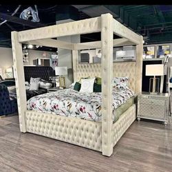 Queen/King Size Canopy Bed Frame I’m Jon Green, Wayne’s Home Sales Representative. Take Home Pay Later Only $39 Down Payment