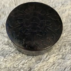 The Getty Villa Leather Trinket Box