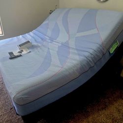 King Mattress And Elite Electronic Adjustable Bed Frame With Remote New