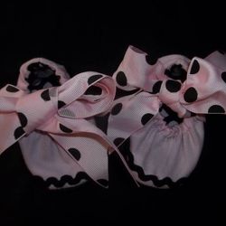 Brand New In Box Boutique Mud Pie Baby Girls Size 0-6M "Perfectly Princess" Booties