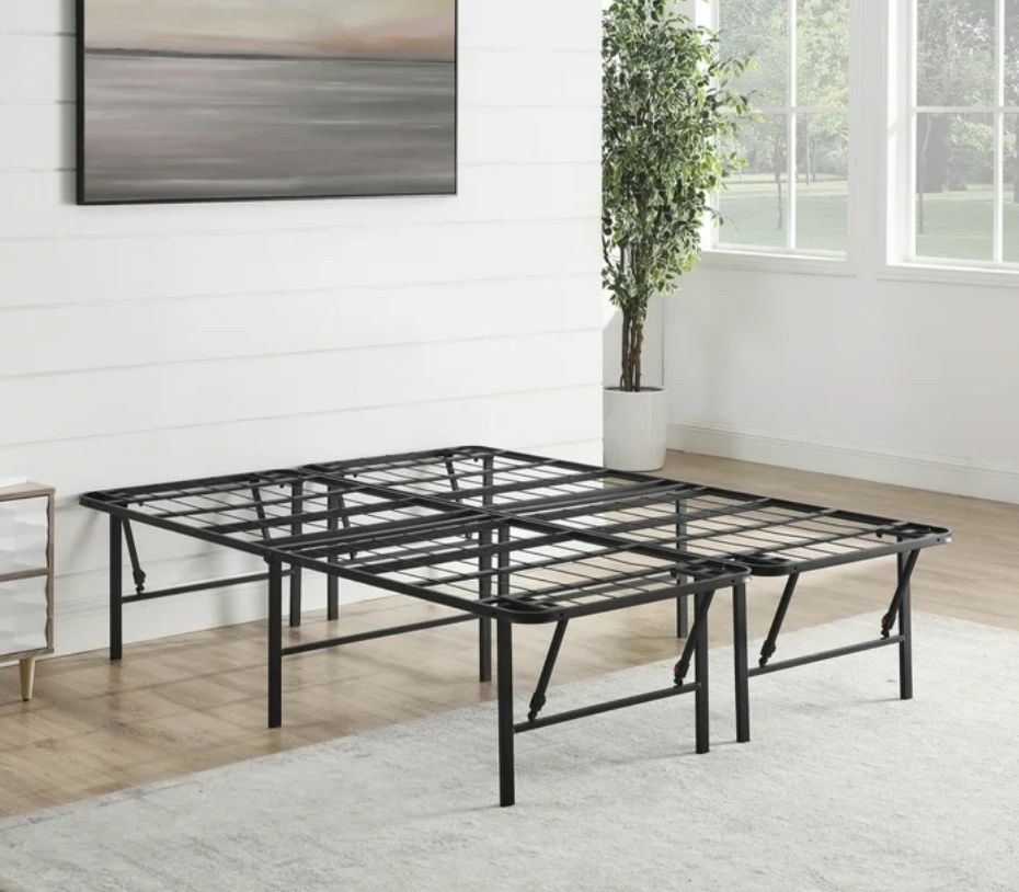 Heavy Duty Foldable Full Size Platform Bed Frame - NEW