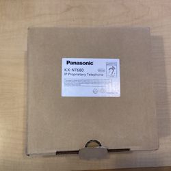 OPEN BOX KX-NT680 IP Proprietary Telephone WHITE