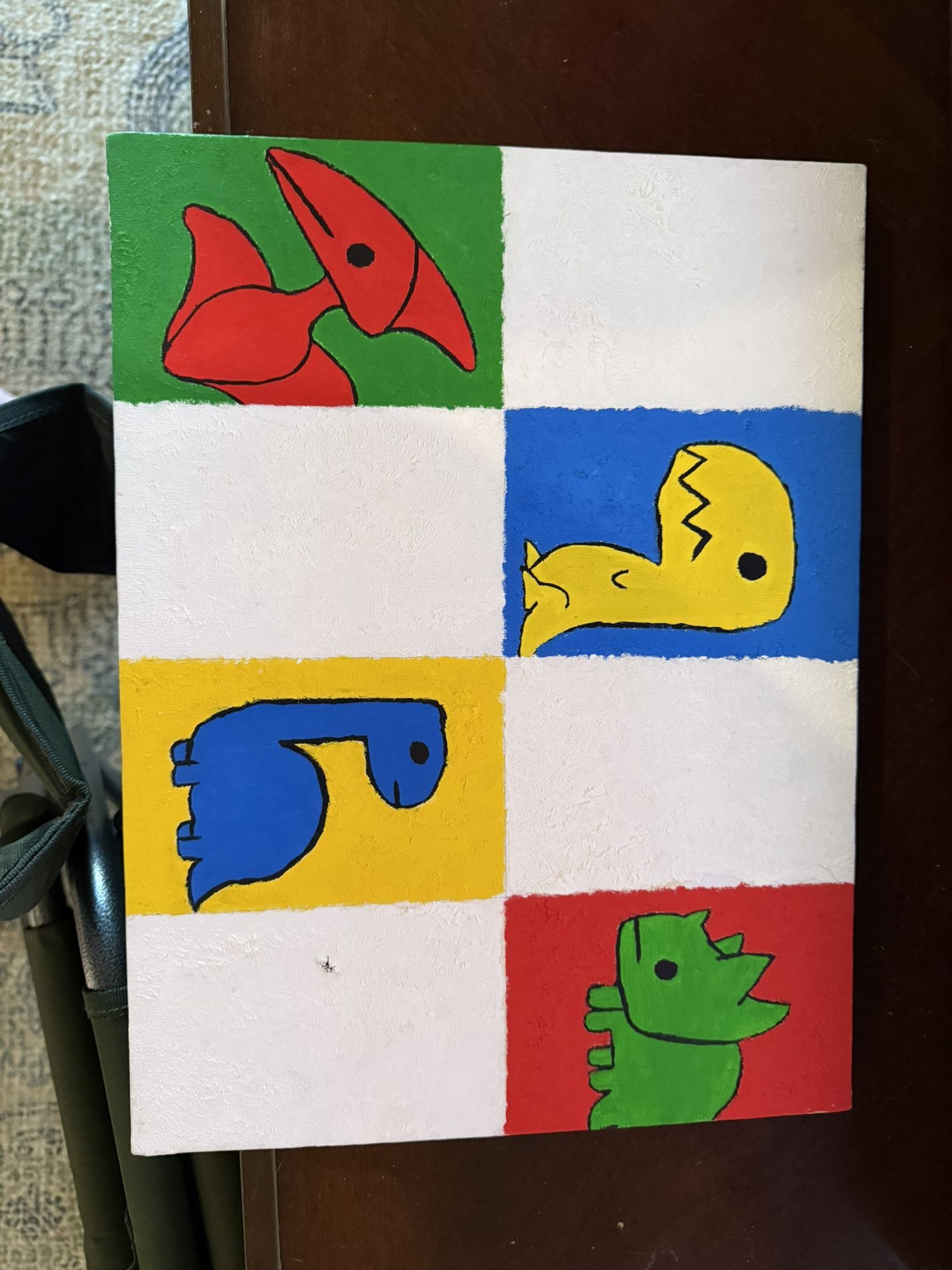Cute Dino Painting