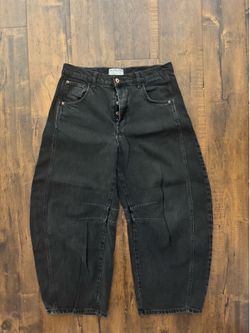 Free People Barrel Jeans