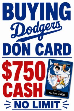 Buying Dodgers Don CASH