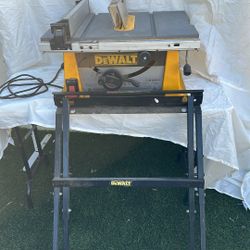 DeWalt DW744 10” Table Saw With Stand