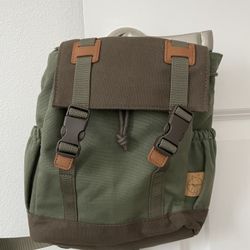 Lassig Vintage Little One & Me Backpack in Olive  (Child Sized)