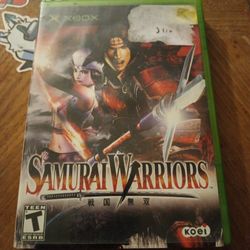Samurai Warriors (Original Xbox, 2004) Complete Video Game 