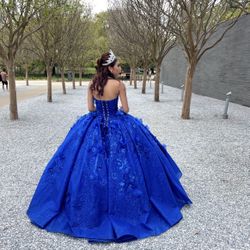 Quinceañera Dress Royal Blue 