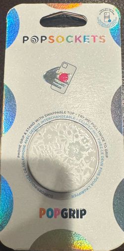 Pop Sockets white daisy flowers