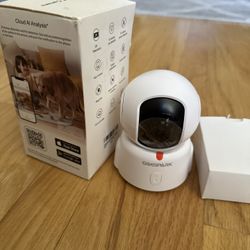 GOLSPARK Indoor Security Camera 2K, Pet for Home Security, Dog White 