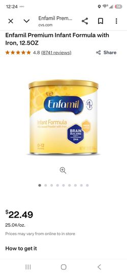 Enfamil yellow can