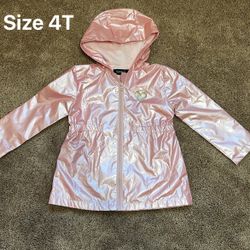 Toddler Girl Rain Jacket Size 4T