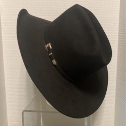 Resistol Self-Conforming Black Gold, Made In The USA Long Oval Western Hat 